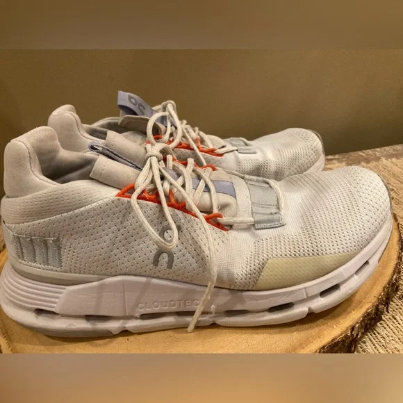 On Running Cloudnova Women's Running Shoes White / Glacier Sz-7.5 - Picture 3 of 13